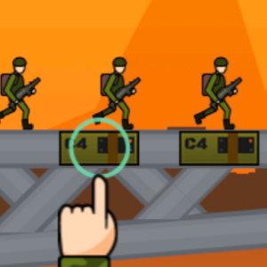 Bomb The Bridge – Blow up the whole bridge and enemies