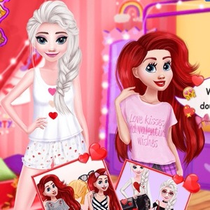 Elsa and Ariel Date Looks – Let's get dressed to go to 