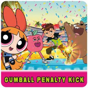Play Gumball Penalty kick games Friv land