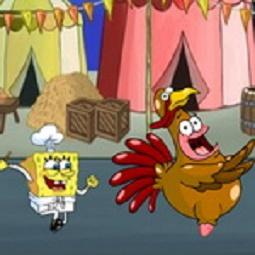 Spongebob Quirky Turkey - Help Turkey escape from Spongebob