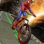 Superhero Bmx Space Rider