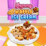 Yummy Waffle Icecream